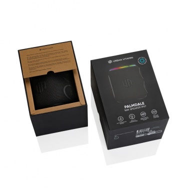 Logo trade promotional products image of: Urban Vitamin Palmdale RCS rplastic 16W speaker IPX7