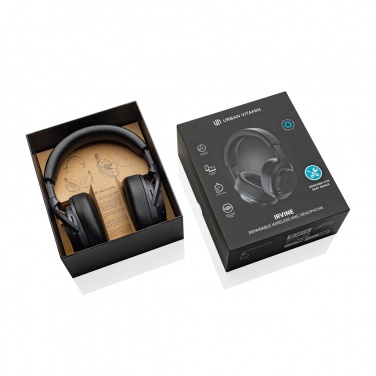 Logotrade promotional product image of: Irvine RCS recycled and repairable ANC wireless headphone