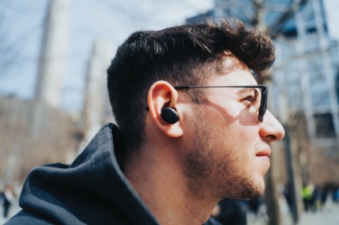 Logotrade corporate gift picture of: Lakewood RCS recycled and repairable wireless earbuds