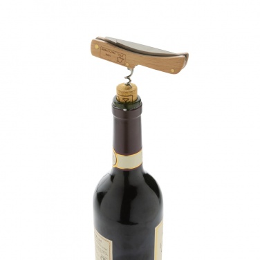 Logo trade advertising products picture of: Wooden knife with bottle opener