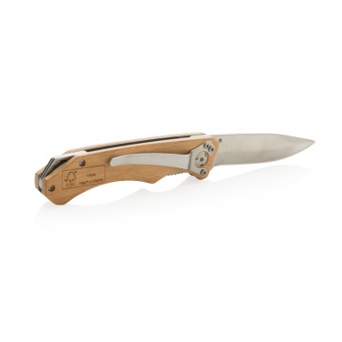 Logotrade promotional merchandise picture of: Wooden outdoor knife