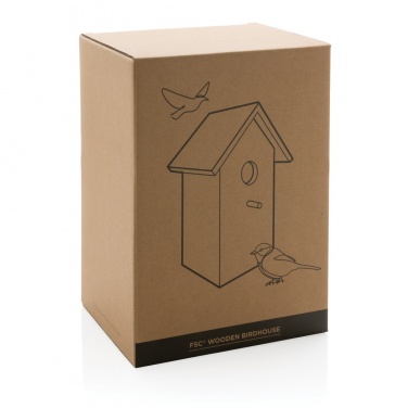 Logotrade promotional product picture of: Wooden birdhouse