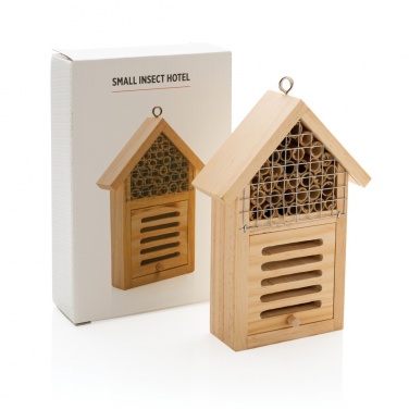 Logo trade business gifts image of: Small insect hotel