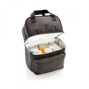 Logo trade business gift photo of: Cooler bag with 2 insulated compartments