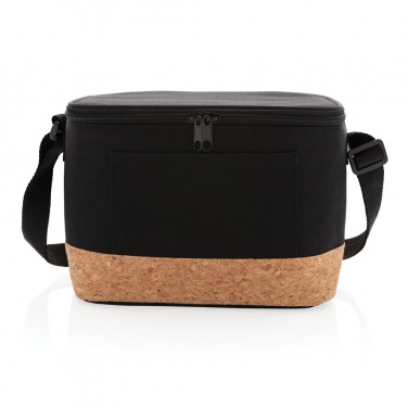 Logo trade corporate gift photo of: Two tone cooler bag with cork detail