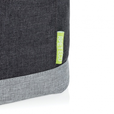 Logo trade promotional products image of: Duo colour RPET cooler bag