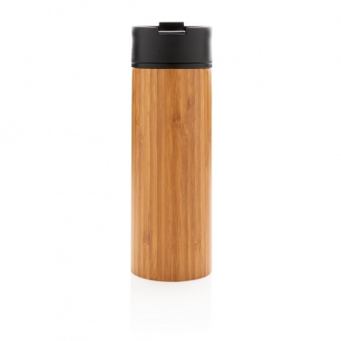 Logotrade promotional giveaway image of: Bogota vacuum bamboo coffee mug