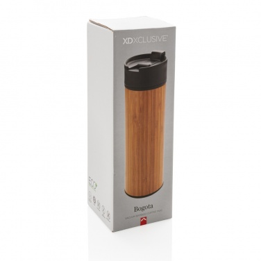 Logotrade corporate gifts photo of: Bogota vacuum bamboo coffee mug