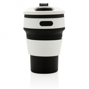 Logo trade promotional giveaways picture of: Foldable silicone cup