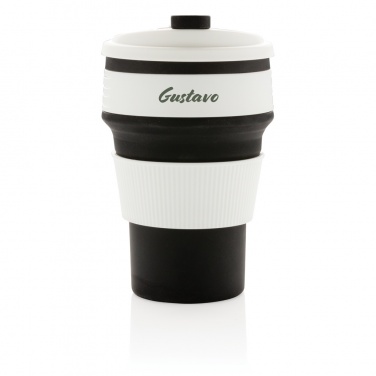 Logo trade promotional product photo of: Foldable silicone cup