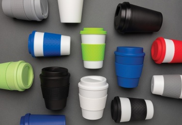 Logotrade promotional merchandise image of: Reusable Coffee cup with screw lid 350ml