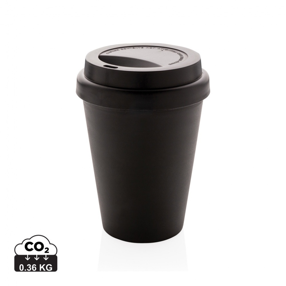 Logo trade corporate gift photo of: Reusable double wall coffee cup 300ml