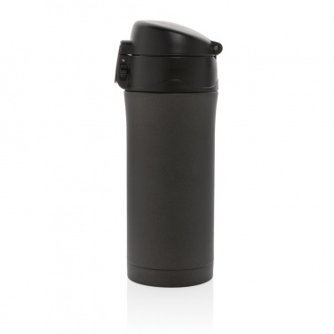Logo trade promotional giveaway photo of: Metallic easy lock vacuum mug