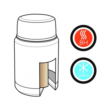 Logotrade promotional giveaway image of: Swiss Peak Elite copper vacuum food container