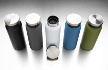 Logotrade promotional product picture of: RCS Recycled stainless steel vacuum bottle 600ML