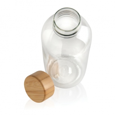 Logo trade promotional merchandise picture of: RCS RPET bottle with bamboo lid