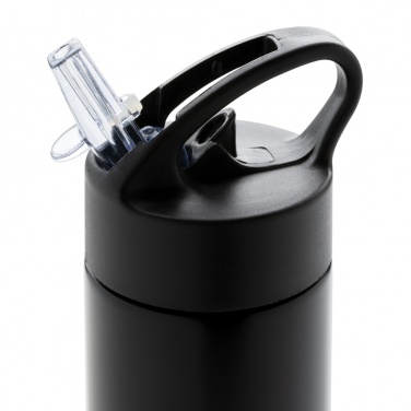 Logo trade promotional merchandise picture of: Sport bottle with straw
