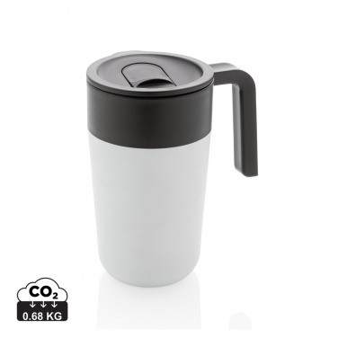 Logotrade promotional item image of: GRS Recycled PP and SS mug with handle