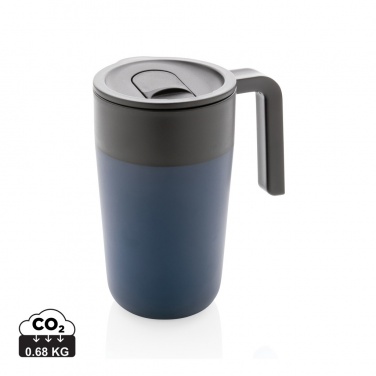 Logotrade promotional product picture of: GRS Recycled PP and SS mug with handle