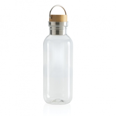 Logo trade promotional item photo of: RCS RPET bottle with bamboo lid and handle