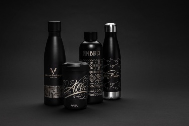 Logo trade advertising products picture of: RCS Recycled stainless steel solid vacuum bottle