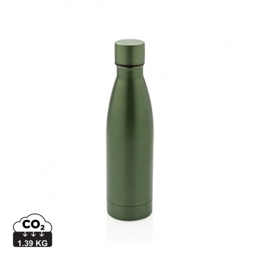 Logo trade promotional giveaway photo of: RCS Recycled stainless steel solid vacuum bottle