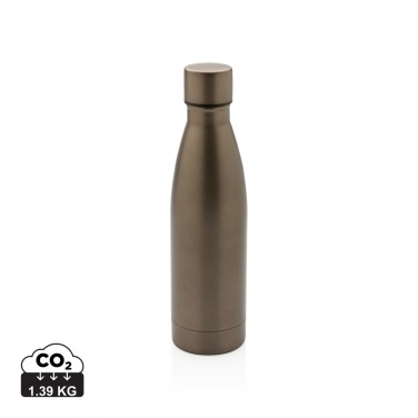 Logotrade promotional items photo of: RCS Recycled stainless steel solid vacuum bottle