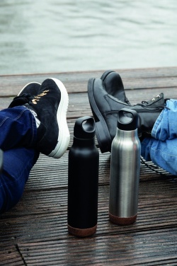 Logo trade promotional gifts picture of: Cork leakproof vacuum flask