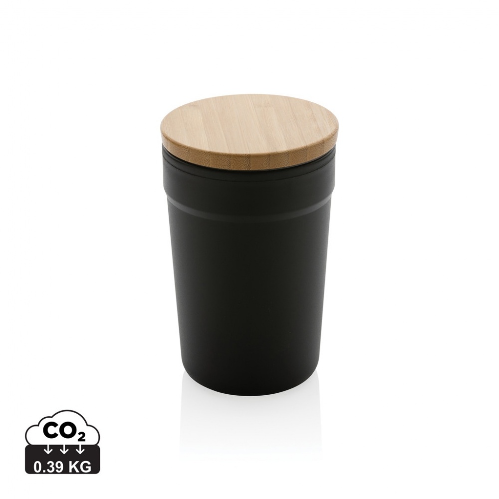 Logotrade business gifts photo of: GRS certified recycled PP mug with bamboo lid