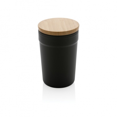 Logotrade promotional gift image of: GRS certified recycled PP mug with bamboo lid