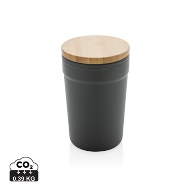 Logotrade business gifts photo of: GRS certified recycled PP mug with bamboo lid