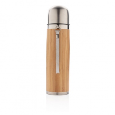 Logotrade promotional item picture of: Bamboo vacuum travel flask