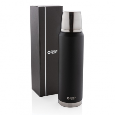 Logo trade promotional gifts image of: Swiss Peak Elite 1L copper vacuum flask