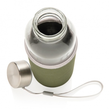Logotrade advertising product picture of: Glass bottle with neoprene sleeve