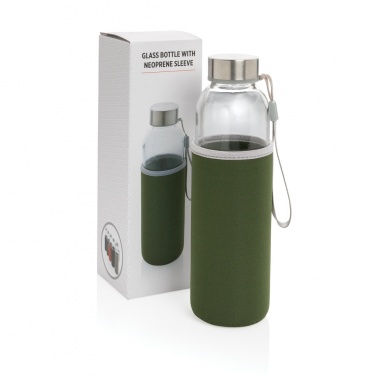 Logotrade promotional items photo of: Glass bottle with neoprene sleeve