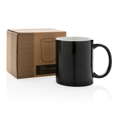 Logo trade promotional products image of: Ceramic classic mug 350ml