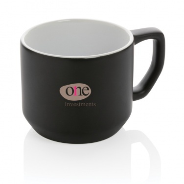 Logotrade promotional item image of: Ceramic modern mug 350ml