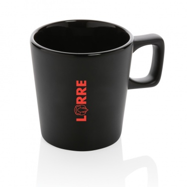 Logotrade promotional product picture of: Ceramic modern coffee mug 300ml