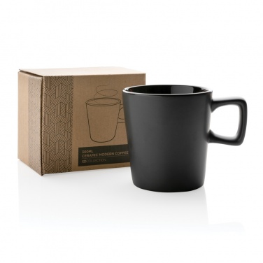 Logotrade advertising product image of: Ceramic modern coffee mug 300ml