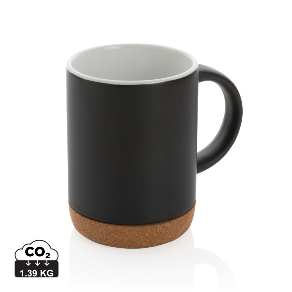 Logotrade business gift image of: Ceramic mug with cork base 280ml