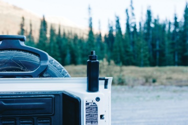 Logotrade promotional giveaway picture of: RCS certified recycled PP water bottle with handle