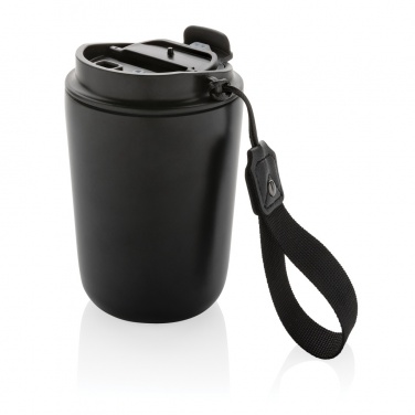 Logotrade promotional giveaway image of: Cuppa RCS re-steel vacuum tumbler with lanyard