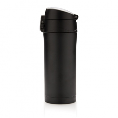 Logotrade promotional merchandise picture of: RCS Recycled stainless steel easy lock vacuum mug