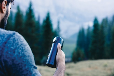 Logotrade advertising product picture of: RCS Recycled stainless steel easy lock vacuum mug