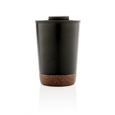 Logo trade promotional giveaways picture of: GRS RPP stainless steel cork coffee tumbler