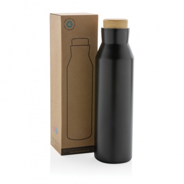 Logotrade promotional item picture of: Gaia RCS certified recycled stainless steel vacuum bottle