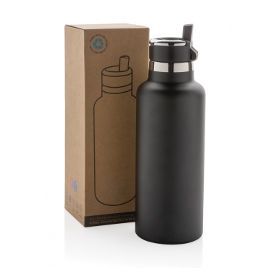 Logotrade promotional merchandise image of: Hydro RCS recycled stainless steel vacuum bottle with spout