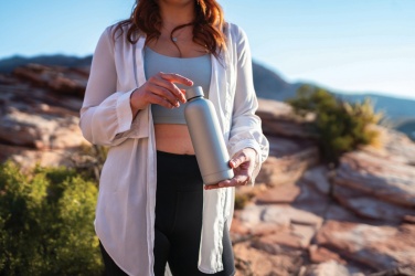 Logo trade promotional merchandise picture of: RCS Recycled stainless steel Impact vacuum bottle