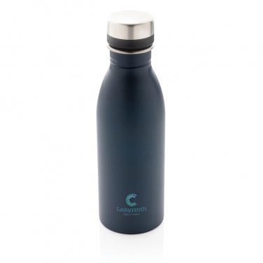 Logotrade promotional gift image of: RCS Recycled stainless steel deluxe water bottle
