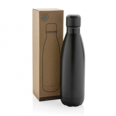 Logo trade business gift photo of: Eureka RCS certified re-steel single wall water bottle